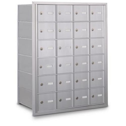 Rear Loading 24-Door Horizontal Mailbox